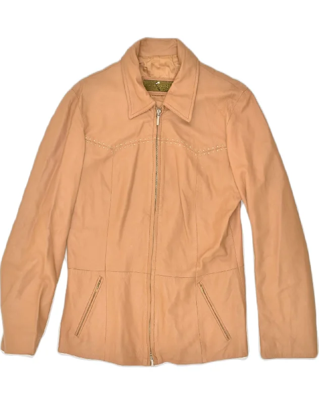 Online Clothing Boutiques DOUGLAS Womens Leather Jacket IT 46 Large Brown Leather