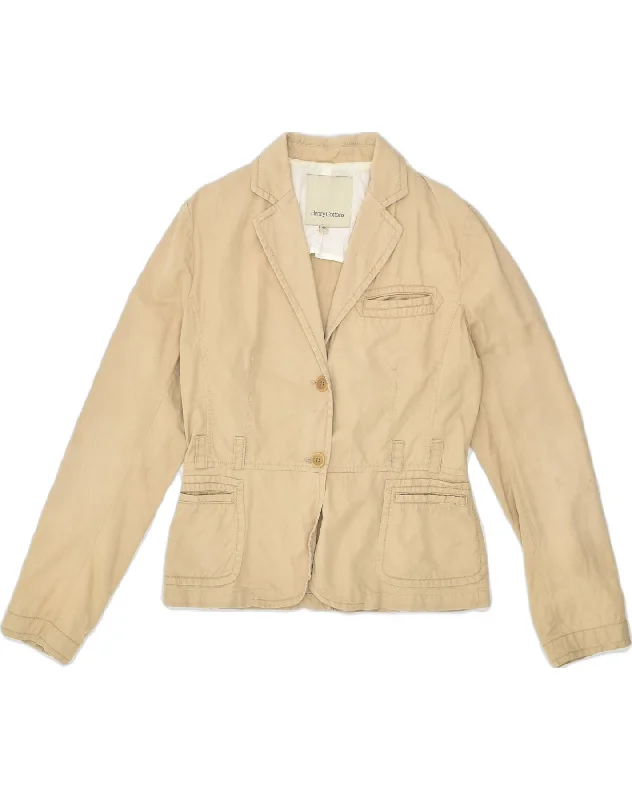 Trendy Women's Apparel for All Seasons HENRY COTTONS Womens 2 Button Blazer Jacket IT 46 Large Beige Cotton Trendy Women's Apparel for All Seasons HENRY COTTONS Womens 2 Button Blazer Jacket IT 46 Large Beige Cotton