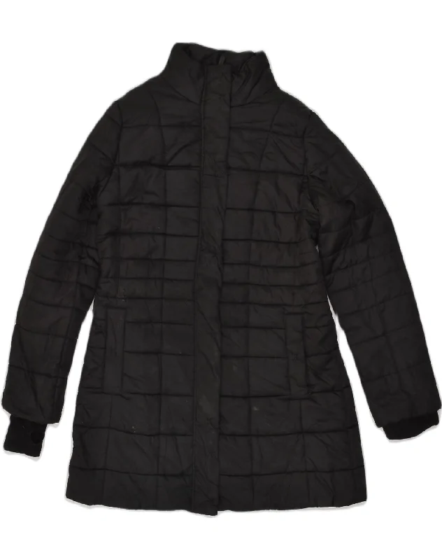 Women Wear Brands HOBBS Womens Padded Jacket UK 12 Medium Black Polyester