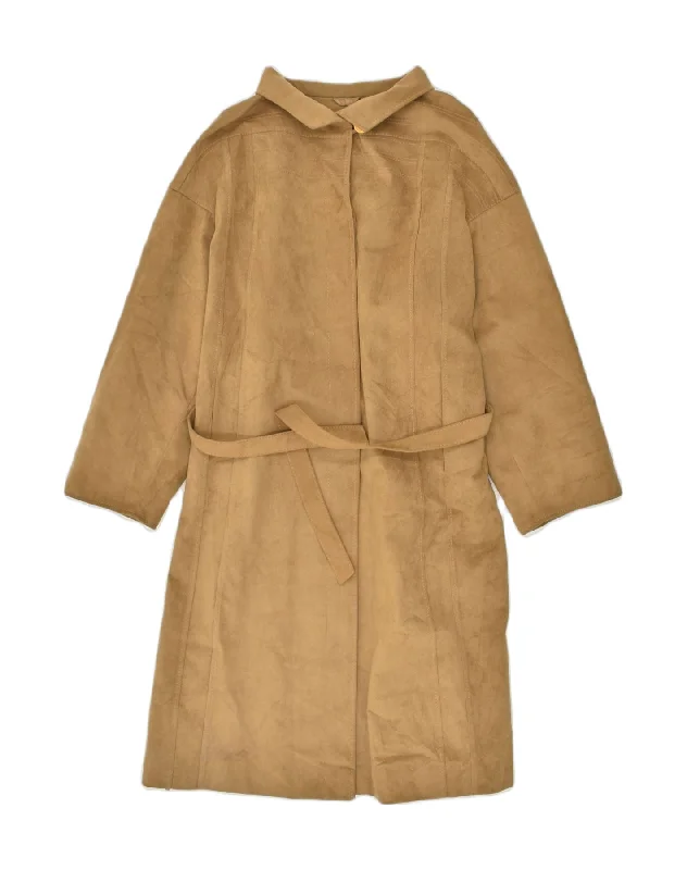 Affordable Fashion Clothing For Women VINTAGE Womens Overcoat UK 18 XL Beige Polyester Affordable Fashion Clothing For Women VINTAGE Womens Overcoat UK 18 XL Beige Polyester
