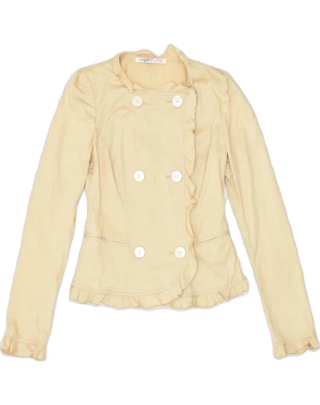 Women's Clothing For Casual Outings VINTAGE Womens Double Breasted Blazer Jacket UK 10 Small Beige Women's Clothing For Casual Outings VINTAGE Womens Double Breasted Blazer Jacket UK 10 Small Beige