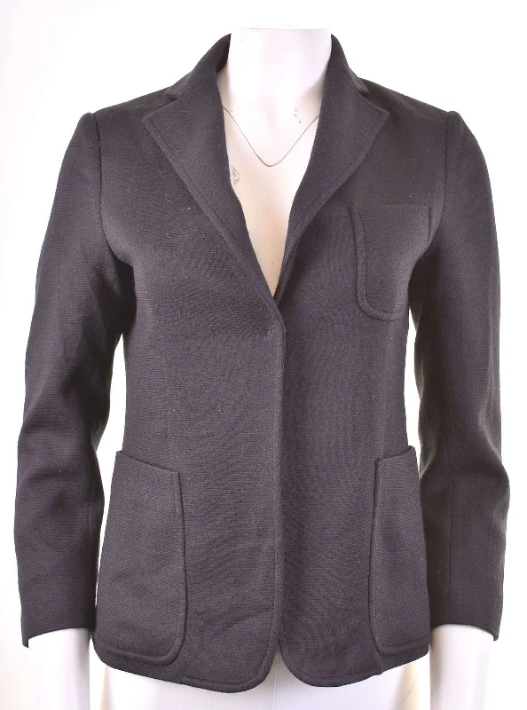 Affordable Fashion for Women L'AUTRE CHOSE Womens 1 Button Blazer Jacket IT 44 Medium Black Vintage Affordable Fashion for Women L'AUTRE CHOSE Womens 1 Button Blazer Jacket IT 44 Medium Black Vintage