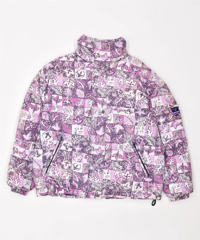 Luxury Women's Clothes DIADORA Womens Oversized Padded Jacket UK 14 Medium Purple Polyester Luxury Women's Clothes DIADORA Womens Oversized Padded Jacket UK 14 Medium Purple Polyester