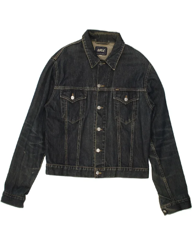Women's Fashionable Clothing Sets RIFLE Womens Denim Jacket UK 18 XL Navy Blue Cotton Women's Fashionable Clothing Sets RIFLE Womens Denim Jacket UK 18 XL Navy Blue Cotton