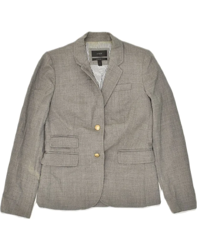 Women's Seasonal Fashion Trends J. CREW Womens Schoolboy 2 Button Blazer Jacket US 2 XS Grey Wool Women's Seasonal Fashion Trends J. CREW Womens Schoolboy 2 Button Blazer Jacket US 2 XS Grey Wool