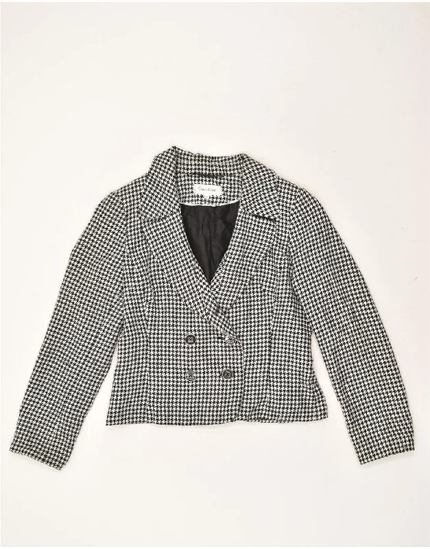Clothing Sales CALVIN KLEIN Womens Double Breasted Blazer Jacket US 12 Large Black