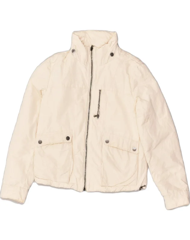 Women's Clothing For Outdoor Activities AQUASCUTUM Womens Padded Jacket UK 12 Medium White Polyester Women's Clothing For Outdoor Activities AQUASCUTUM Womens Padded Jacket UK 12 Medium White Polyester