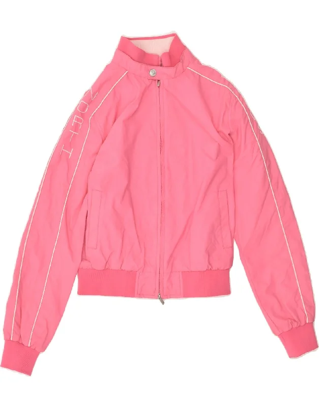 Women's Attire NORTH SAILS Womens Graphic Bomber Jacket UK 8 Small Pink Polyamide