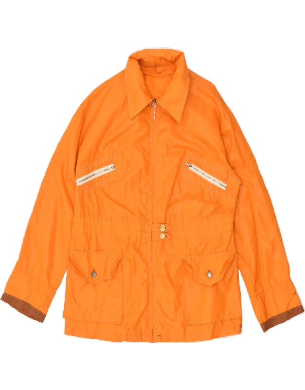 Trendy Outfits For Girls VINTAGE Womens Utility Jacket UK 18 XL Orange