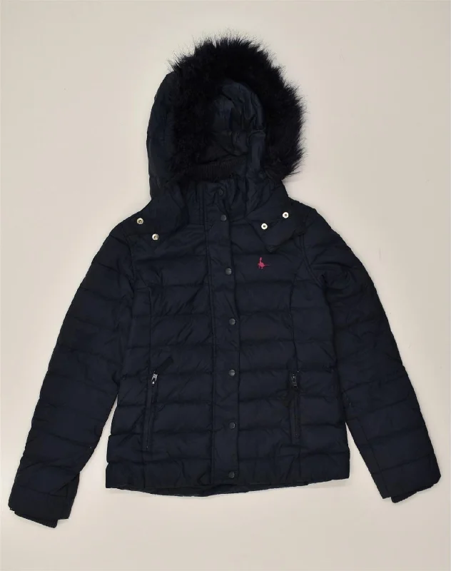 Women's Elegant Apparel JACK WILLS Womens Hooded Padded Jacket UK 10 Small Navy Blue Women's Elegant Apparel JACK WILLS Womens Hooded Padded Jacket UK 10 Small Navy Blue