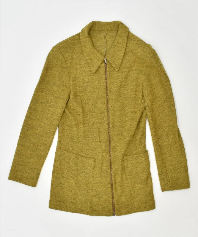 Women's Occasion Wear Clothing VINTAGE Womens Full Zip Blazer Jacket UK 8 Small Green Women's Occasion Wear Clothing VINTAGE Womens Full Zip Blazer Jacket UK 8 Small Green