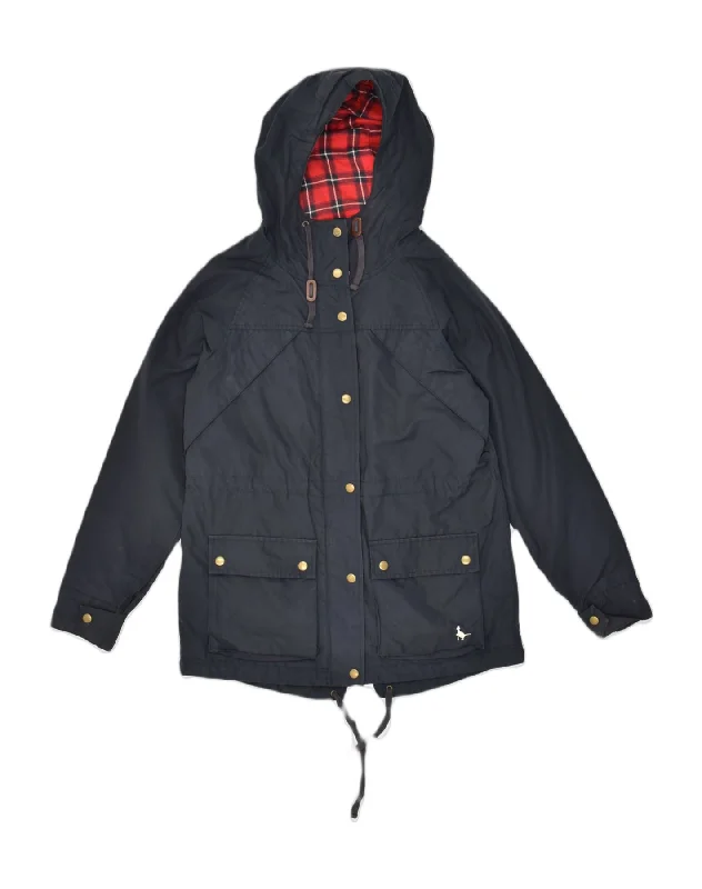 Women's Clothes For Work Events JACK WILLS Womens Hooded Rain Jacket UK 10 Small Black Cotton Women's Clothes For Work Events JACK WILLS Womens Hooded Rain Jacket UK 10 Small Black Cotton