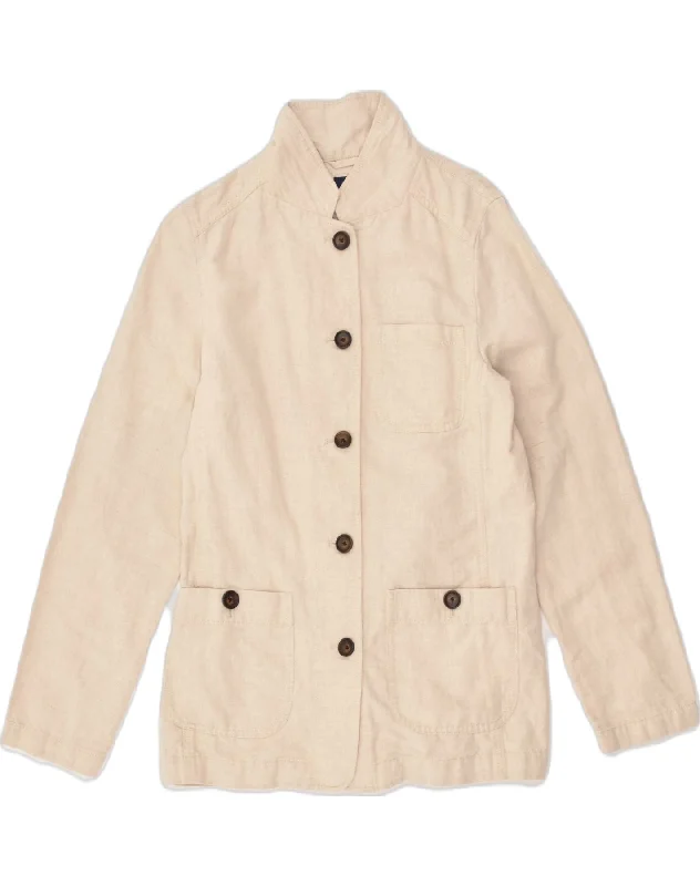 Women's Everyday Apparel JOULES Womens Overcoat UK 12 Medium  Beige Cotton