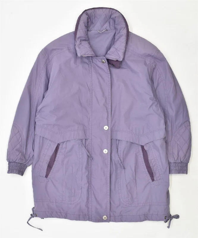 Classic Women's Clothing Styles MICHELE BOYARD Womens Windbreaker Jacket UK 16 Large Purple Polyester Classic Women's Clothing Styles MICHELE BOYARD Womens Windbreaker Jacket UK 16 Large Purple Polyester