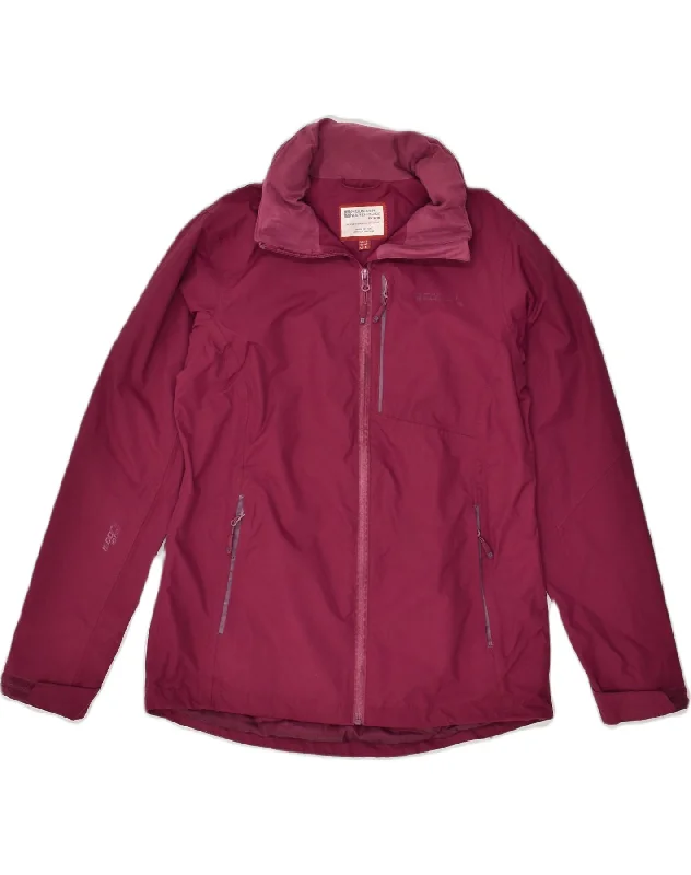 Women's Functional Outfit For Outdoor Activities MOUNTAIN WAREHOUSE Womens Hooded Rain Jacket UK 12 Medium Pink Nylon Women's Functional Outfit For Outdoor Activities MOUNTAIN WAREHOUSE Womens Hooded Rain Jacket UK 12 Medium Pink Nylon