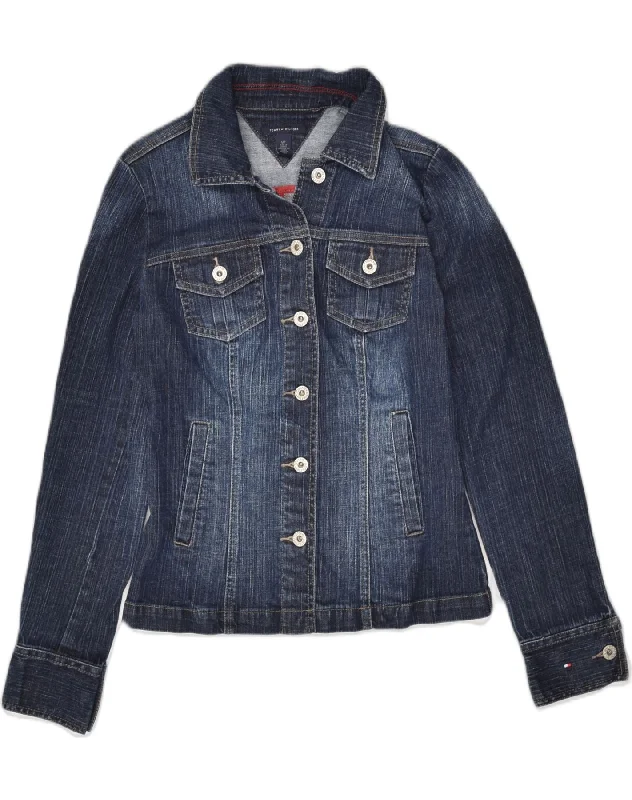 Women's Clothing for All Occasions TOMMY HILFIGER Womens Denim Jacket UK 8 Small Navy Blue Cotton Women's Clothing for All Occasions TOMMY HILFIGER Womens Denim Jacket UK 8 Small Navy Blue Cotton