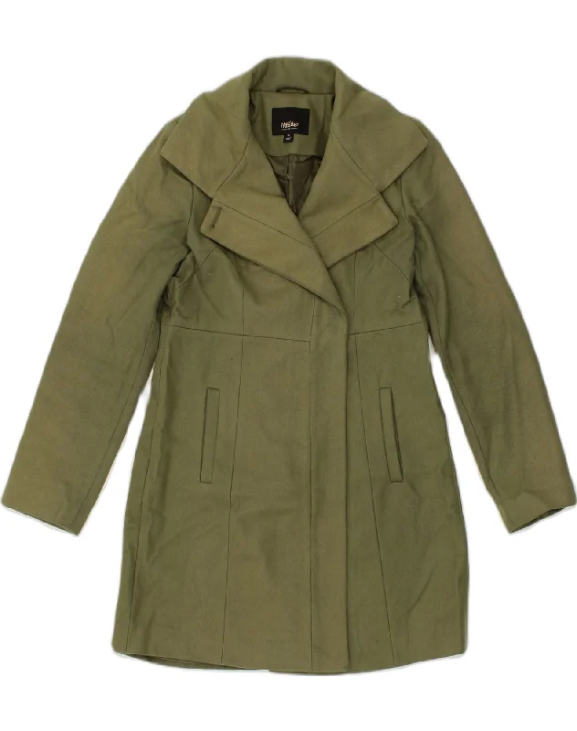 Casual Wear MOSSIMO Womens Overcoat UK 14 Medium Khaki Wool