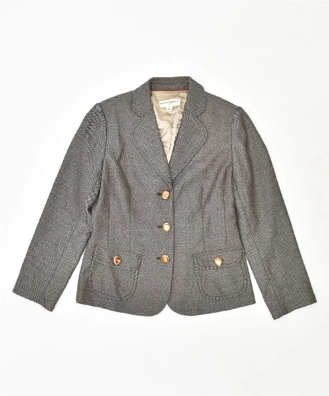 Vintage-Inspired Women's Apparel BANANA REPUBLIC Womens 3 Button Blazer Jacket UK 6 XS Brown Polyester Vintage-Inspired Women's Apparel BANANA REPUBLIC Womens 3 Button Blazer Jacket UK 6 XS Brown Polyester