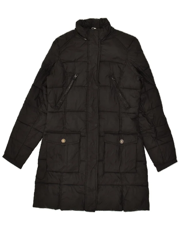 Classic Women's Clothing Styles TUCANO URBANO Womens Padded Coat EU 38 Medium Black Polyamide Classic Women's Clothing Styles TUCANO URBANO Womens Padded Coat EU 38 Medium Black Polyamide