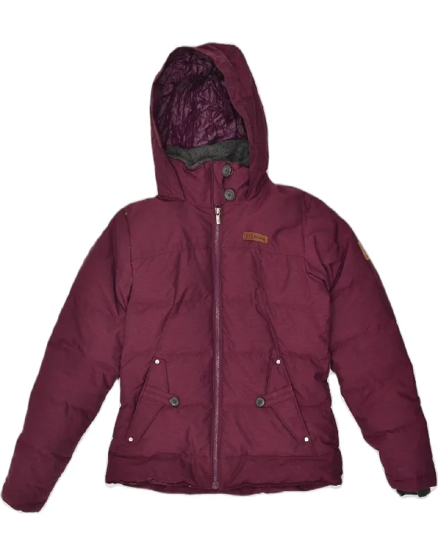 Fashionable Tops for Women COLUMBIA Womens Hooded Padded Jacket UK 10 Small Burgundy Polyester Fashionable Tops for Women COLUMBIA Womens Hooded Padded Jacket UK 10 Small Burgundy Polyester