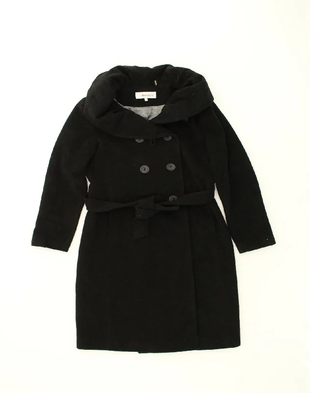 Classic Women's Clothing Styles CALVIN KLEIN Womens Double Breasted Coat US 4 Small Black Wool Classic Women's Clothing Styles CALVIN KLEIN Womens Double Breasted Coat US 4 Small Black Wool
