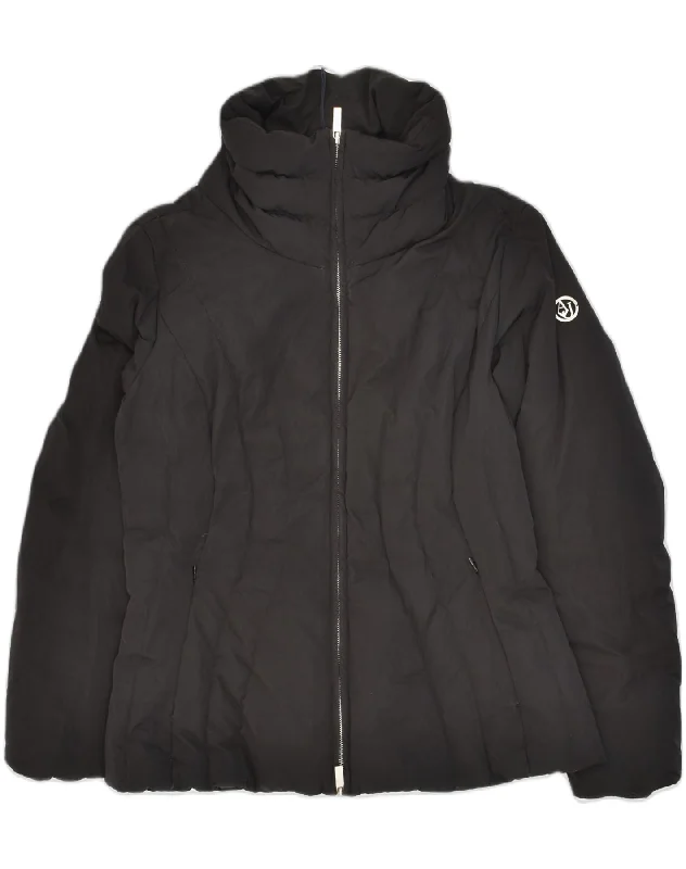 Sale On Sale ARMANI JEANS Womens Padded Jacket IT 48 XL Black Polyester