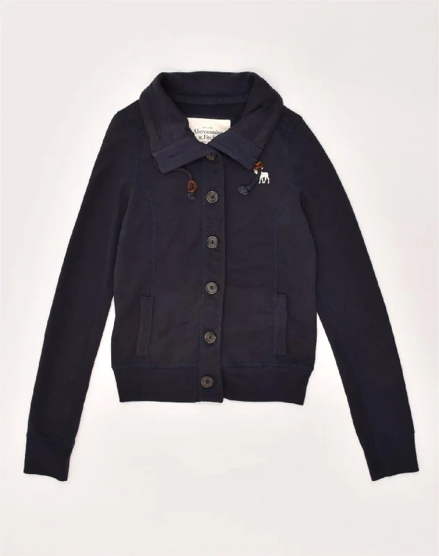 Women's Clothing for Every Season and Trend ABERCROMBIE & FITCH Womens Bomber Jacket UK 12 Medium Navy Blue Cotton Women's Clothing for Every Season and Trend ABERCROMBIE & FITCH Womens Bomber Jacket UK 12 Medium Navy Blue Cotton