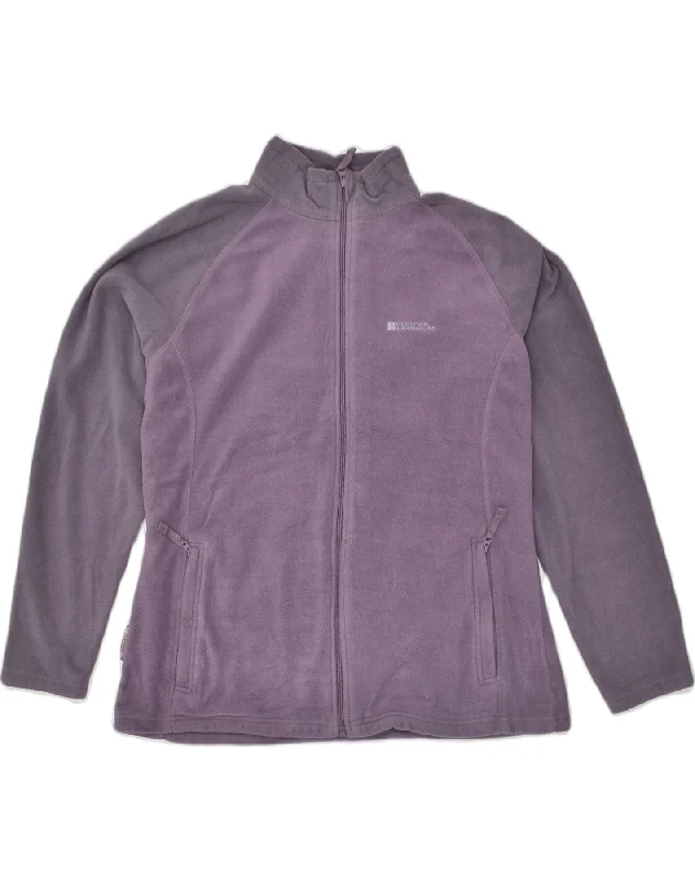 Women's Everyday Apparel MOUNTAIN WAREHOUSE Womens Fleece Jacket UK 18 XL Purple Polyester Women's Everyday Apparel MOUNTAIN WAREHOUSE Womens Fleece Jacket UK 18 XL Purple Polyester