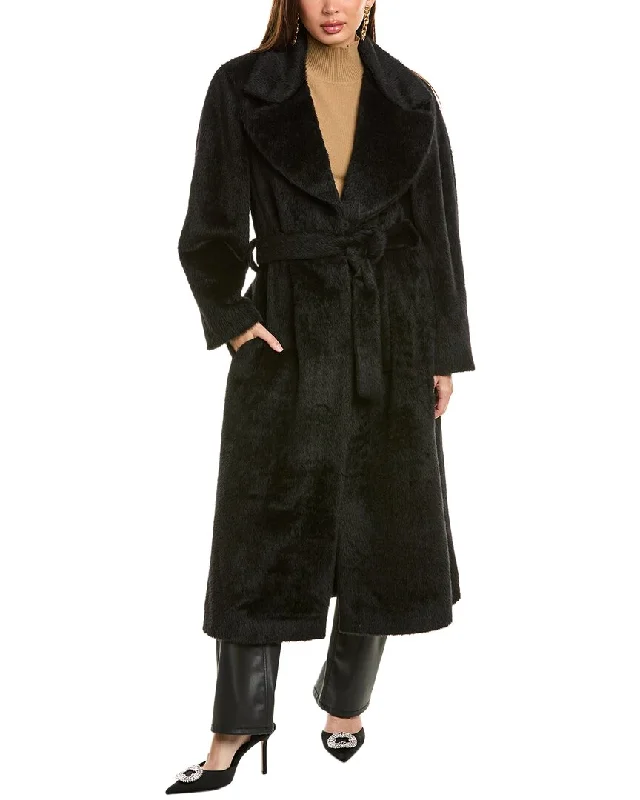 Women's Clothing For Outdoor Activities Alberta Ferretti Alpaca & Wool-Blend Coat