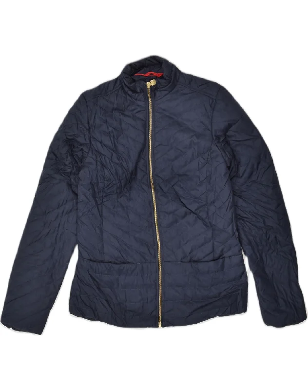 Women's Plus-Size Outfit TOMMY HILFIGER Womens Padded Jacket UK 12 Medium Navy Blue Polyester Women's Plus-Size Outfit TOMMY HILFIGER Womens Padded Jacket UK 12 Medium Navy Blue Polyester
