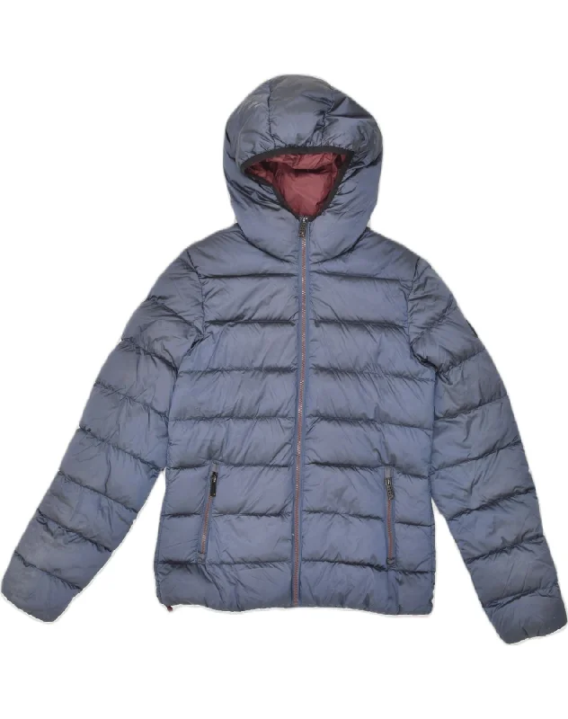 Women's Contemporary Clothing MISTRAL Womens Hooded Padded Jacket UK 14 Medium Grey Polyester Women's Contemporary Clothing MISTRAL Womens Hooded Padded Jacket UK 14 Medium Grey Polyester