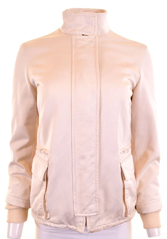 Seasonal Women's Fashion Trends FAY Womens Overjacket Size 6 XS White Polyamide