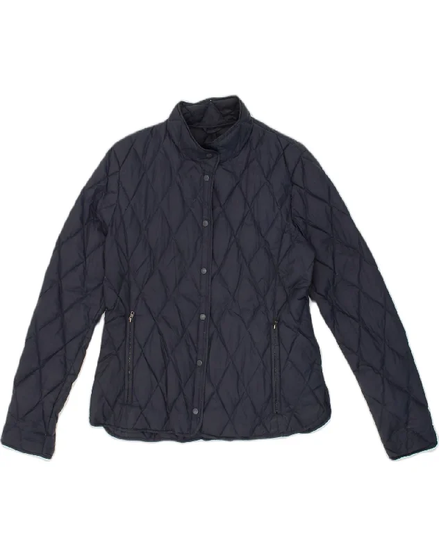 Women's Versatile Apparel TRUSSARDI Womens Quilted Jacket UK 14 Large Black Polyamide Women's Versatile Apparel TRUSSARDI Womens Quilted Jacket UK 14 Large Black Polyamide