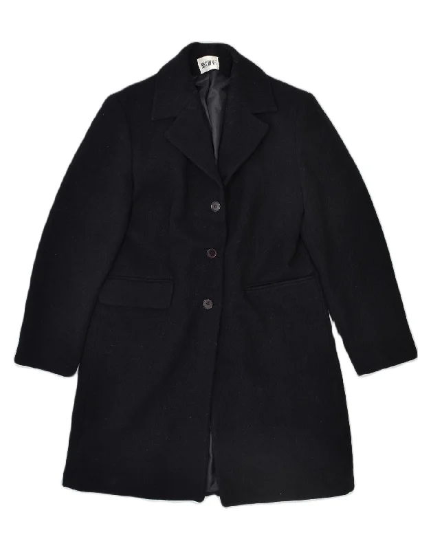 Charming Women's Holiday Apparel MAX DINE Womens Overcoat UK 12 Medium Black