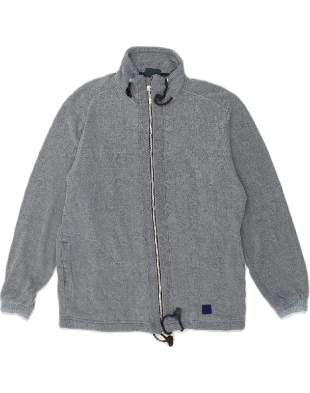 Women's Cozy Clothes CHAMPION Womens Fleece Jacket UK 12 Medium Grey Cotton
