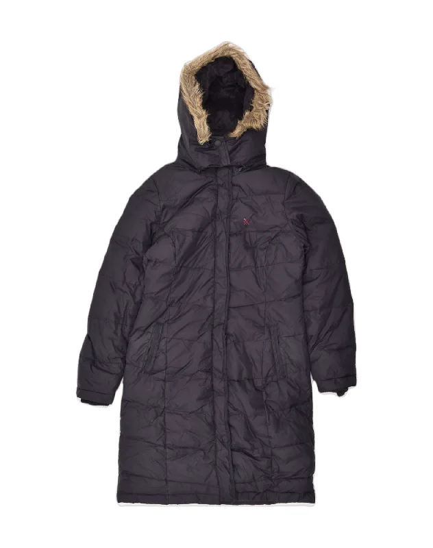 Women's Elegant Evening Attire CREW CLOTHING Womens Hooded Padded Coat UK 10 Small Navy Blue Women's Elegant Evening Attire CREW CLOTHING Womens Hooded Padded Coat UK 10 Small Navy Blue