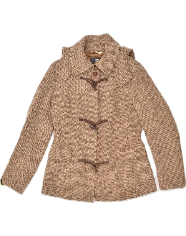 Online Clothing Stores DOLOMITEN Womens Hooded Duffle Jacket UK 12 Medium Brown Cotton Online Clothing Stores DOLOMITEN Womens Hooded Duffle Jacket UK 12 Medium Brown Cotton