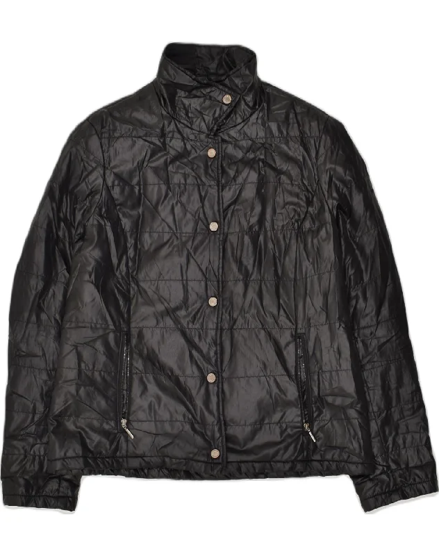 Women's Stylish Outdoor Outfit GEOX Womens Padded Jacket UK 14 Large Black Polyester Women's Stylish Outdoor Outfit GEOX Womens Padded Jacket UK 14 Large Black Polyester
