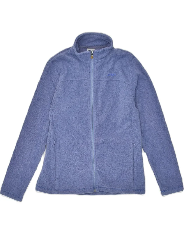 Fashionable Women's Casual Apparel ASICS Womens Fleece Jacket UK 14 Medium Blue Polyester Fashionable Women's Casual Apparel ASICS Womens Fleece Jacket UK 14 Medium Blue Polyester