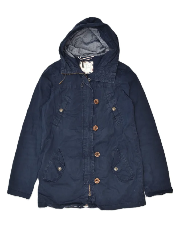 Women's Holiday Apparel FAT FACE Womens Hooded Utility Jacket UK 6 XS Navy Blue Cotton Women's Holiday Apparel FAT FACE Womens Hooded Utility Jacket UK 6 XS Navy Blue Cotton