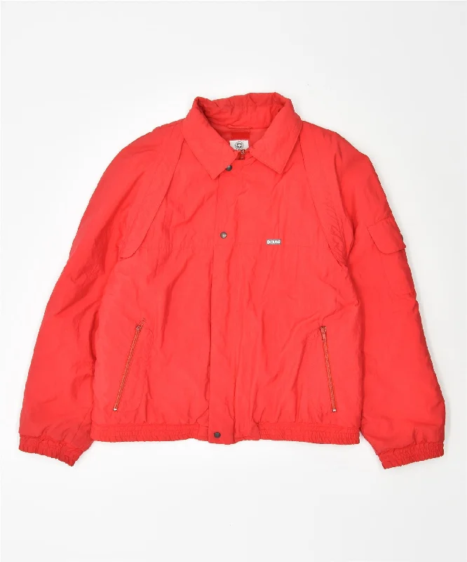 Casual Fashion COLMAR Womens Windbreaker Jacket IT 48 XL Red Sports