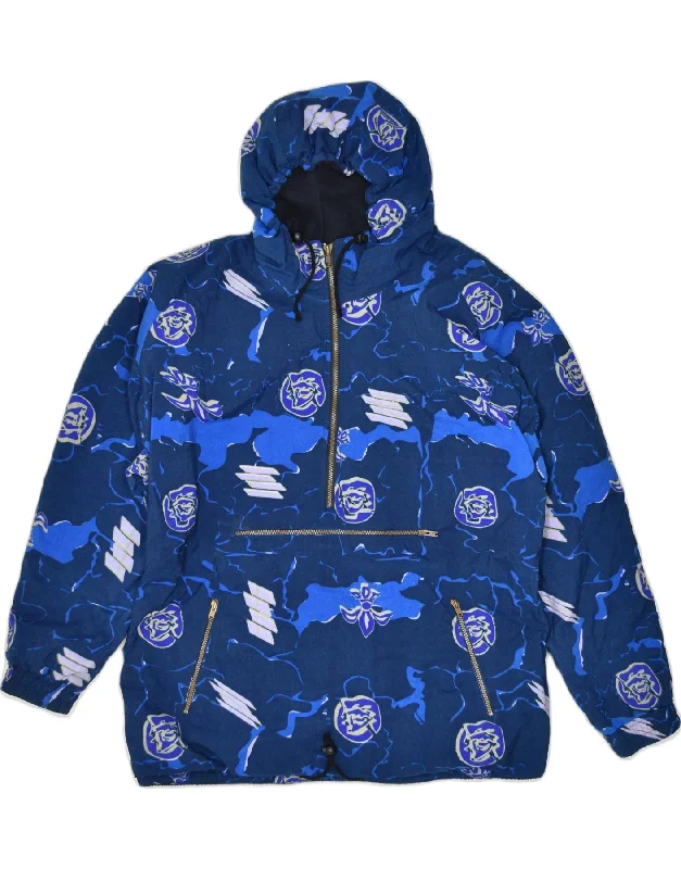 Women's Floral Print Outfit VINTAGE Womens Crazy Pattern Anorak Jacket UK 40 Large Blue Sports Women's Floral Print Outfit VINTAGE Womens Crazy Pattern Anorak Jacket UK 40 Large Blue Sports