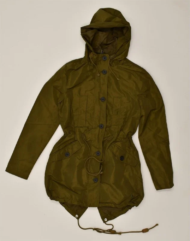 Laid-Back Elegance JACK WILLS Womens Hooded Parka Jacket UK 10 Small Khaki Polyester Laid-Back Elegance JACK WILLS Womens Hooded Parka Jacket UK 10 Small Khaki Polyester