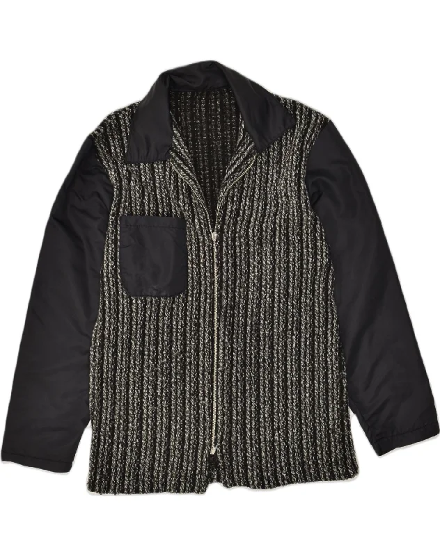Charming Everyday Clothing For Women VINTAGE Womens Bomber Jacket UK 16 Large Black Polyamide Charming Everyday Clothing For Women VINTAGE Womens Bomber Jacket UK 16 Large Black Polyamide