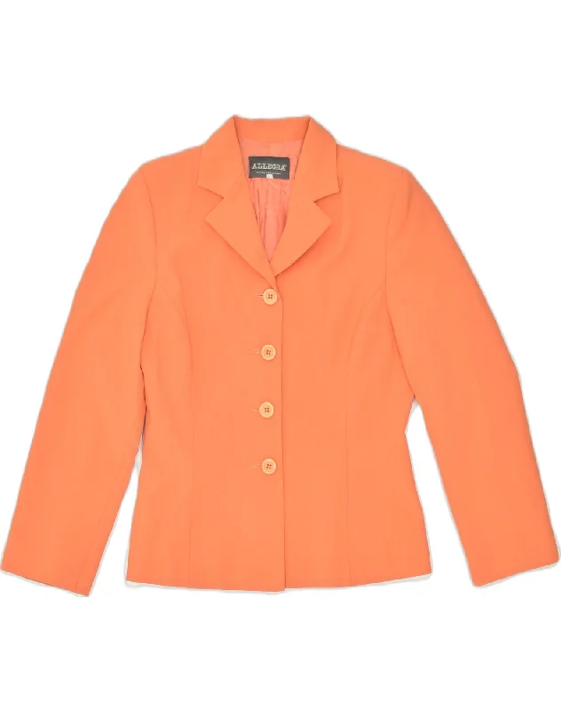 Top 10 Women's Online Clothing Stores ALLEGRA Womens 4 Button Blazer Jacket IT 42 Medium Orange Polyester Top 10 Women's Online Clothing Stores ALLEGRA Womens 4 Button Blazer Jacket IT 42 Medium Orange Polyester