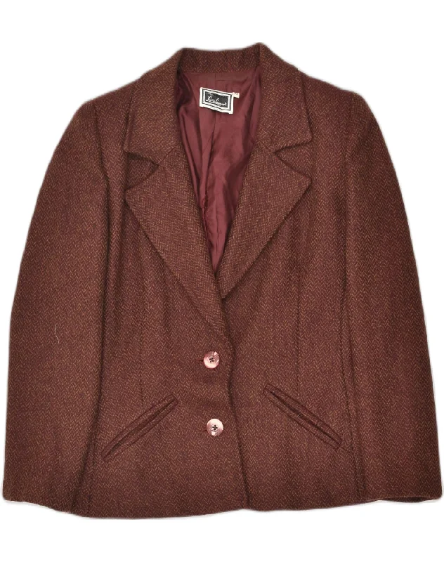 Women's Seasonal Wardrobe Clothing LUISA SPAGNOLI Womens 2 Button Blazer Jacket IT 42 Medium Brown Women's Seasonal Wardrobe Clothing LUISA SPAGNOLI Womens 2 Button Blazer Jacket IT 42 Medium Brown
