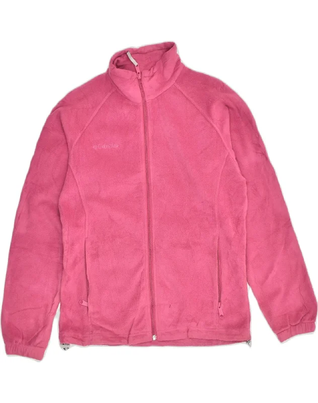 Women's Clothing For Special Occasions COLUMBIA Womens Fleece Jacket UK 10 Small Pink Polyester Women's Clothing For Special Occasions COLUMBIA Womens Fleece Jacket UK 10 Small Pink Polyester