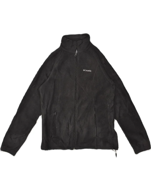 Women's Cozy Winter Attire COLUMBIA Womens Fleece Jacket UK 14 Medium Black Polyester Women's Cozy Winter Attire COLUMBIA Womens Fleece Jacket UK 14 Medium Black Polyester