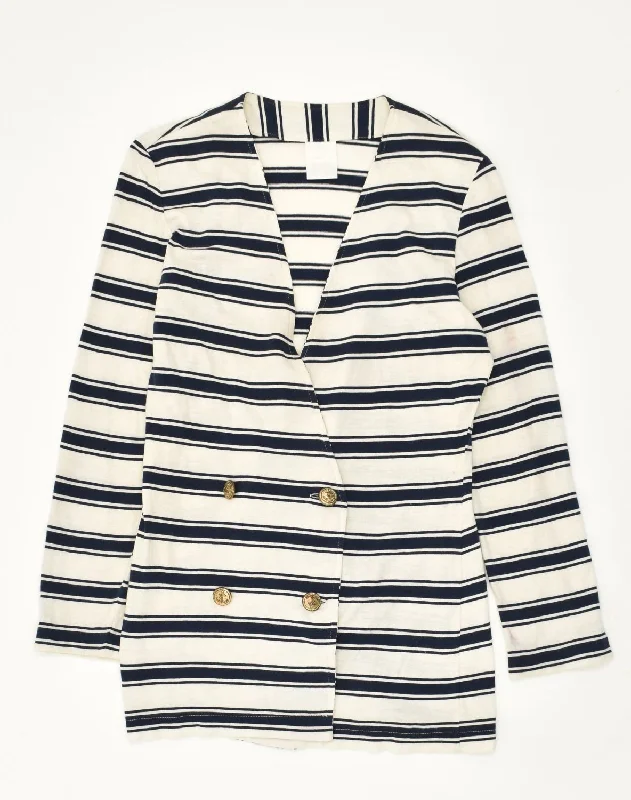 Best Online Boutiques For Women VINTAGE Womens Double Breasted Blazer Jacket UK 16 Large White Striped Best Online Boutiques For Women VINTAGE Womens Double Breasted Blazer Jacket UK 16 Large White Striped