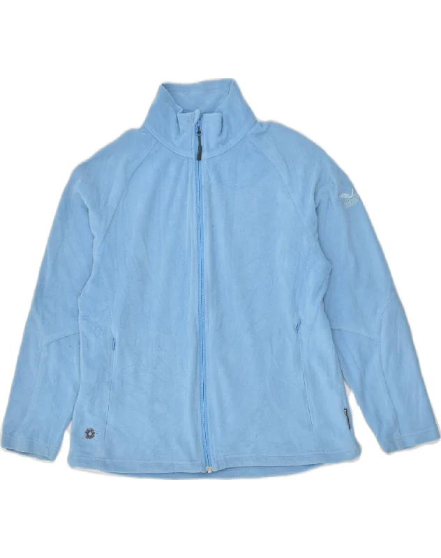 Women's Loungewear Clothes SALEWA Womens Fleece Jacket UK 12 Medium Blue Polyester